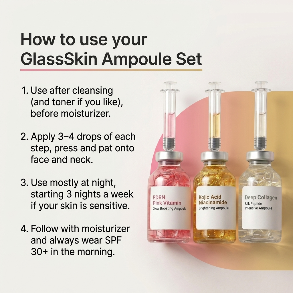 GlassSkin Ampoule Set