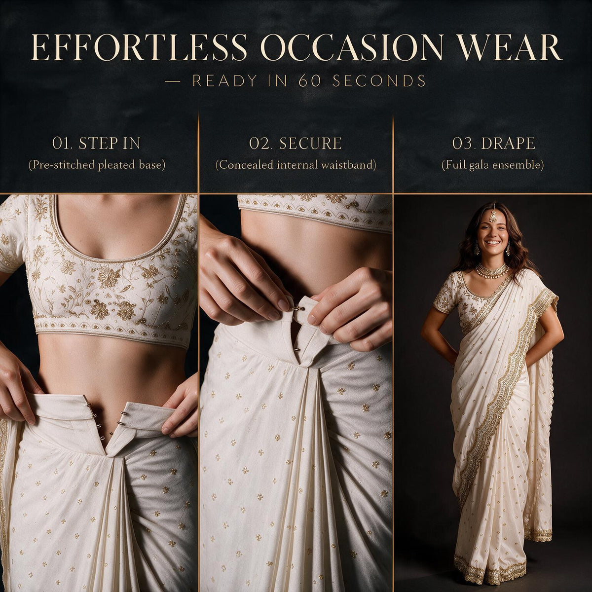The Aurelia Drape Saree